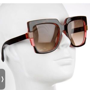 Fendi Tortoiseshell Oversized Sunglasses